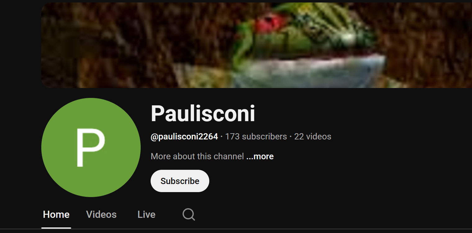 Updated YouTube profile image with hammer-and-sickle imagery removed